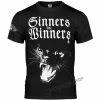 T-shirt Hardcore Men's - SINNERS ARE WINNERS - AMENOMEN