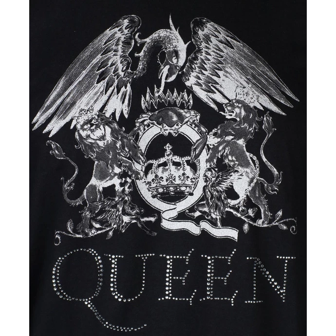 T-shirt Metal Men's Queen - Crest Logo - ROCK OFF - Image 2