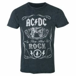 Men's T-shirt AC/DC - Cannon Swig BL Dip-Dye - ROCK OFF