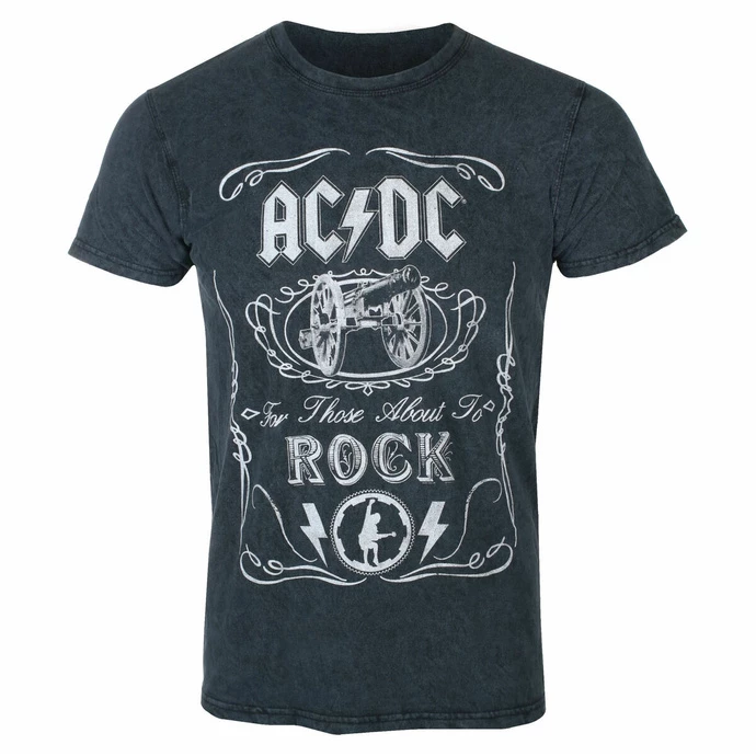 Men's T-shirt AC/DC - Cannon Swig BL Dip-Dye - ROCK OFF