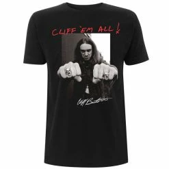 T-shirt Metal Men's Metallica - Cliff Burton - NNM