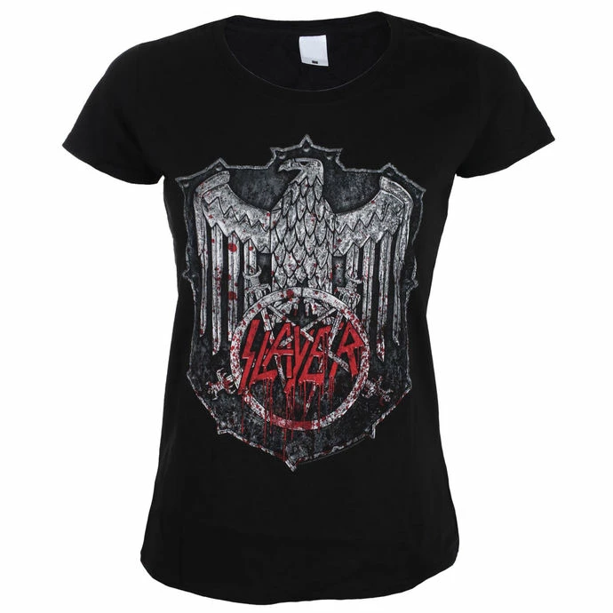 T-shirt Metal Women's Slayer - Bloody Shield - ROCK OFF - Image 2