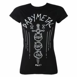 Women's T-shirt BABYMETAL - SKULL SWORD - PLASTIC HEAD