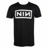 Men's T-shirt NINE INCH NAILS - CLASSIC WHITE LOGO - PLASTIC HEAD