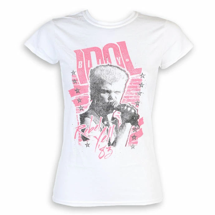 T-shirt Metal Women's Billy Idol - Rebel Yell - ROCK OFF