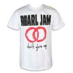 T-shirt Metal Men's Pearl Jam - Don't Give Up White - NNM