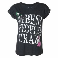T-shirt Hardcore Women's - ALL BEST PEOPLE CRAZY - GRIMM DESIGNS