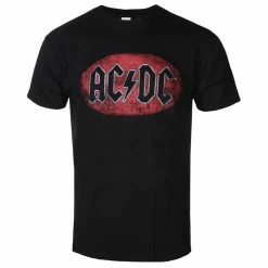 T-shirt Metal Men's AC-DC - Oval Logo Vintage - ROCK OFF