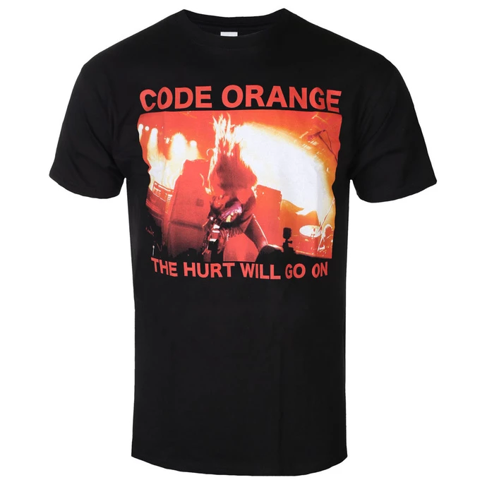 T-shirt Metal Men's Code Orange - RED HURT PHOTO - PLASTIC HEAD