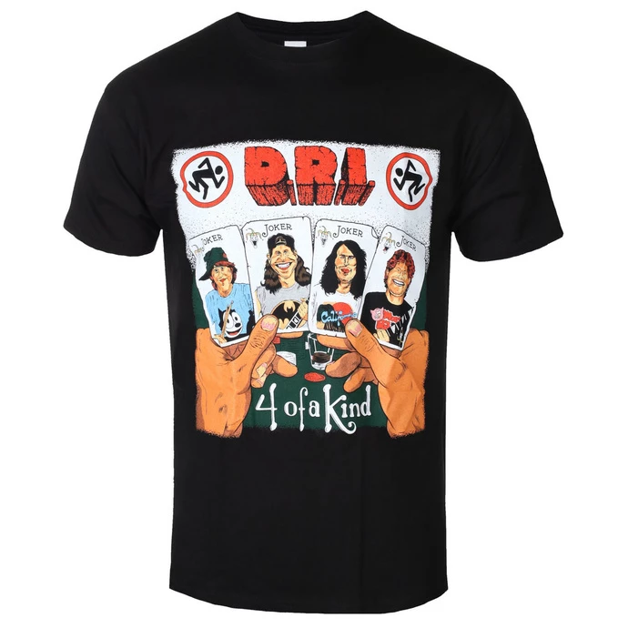 T-shirt Metal Men's D.R.I. - 4 OF A KIND - PLASTIC HEAD