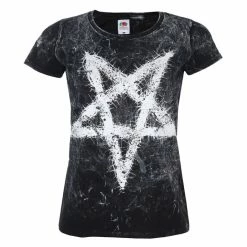 T-shirt Hardcore Women's - PENTAGRAM - AMENOMEN