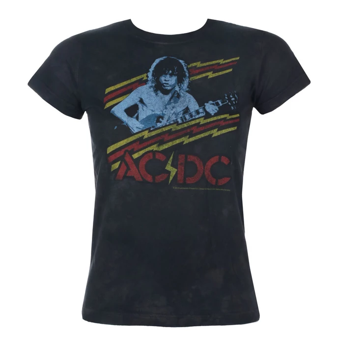 T-shirt Metal Women's AC-DC - CLASSIC ANGUS - LIQUID BLUE