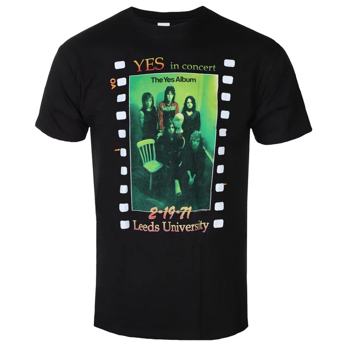 T-shirt Metal Men's Yes - LIVE AT LEEDS - LIQUID BLUE