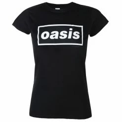 T-shirt Metal Women's Oasis - Decca Logo - NNM