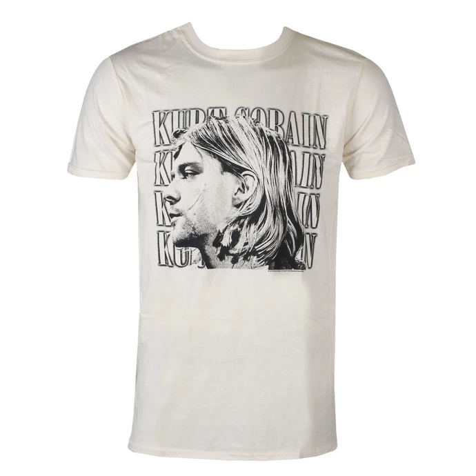 Men's T-shirt Kurt Cobain - Contrast Profile - ROCK OFF