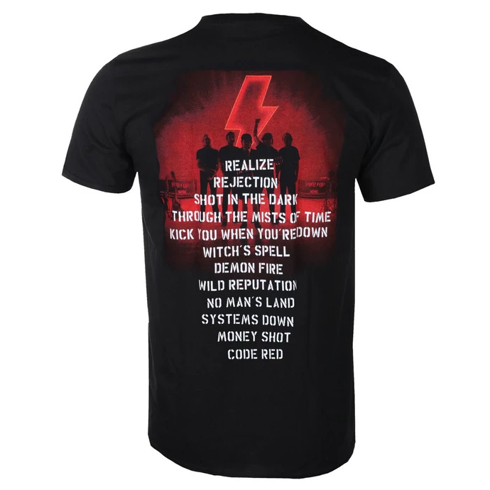Men's T-shirt AC / DC - Power Up - Track Leaf - Black - Image 2