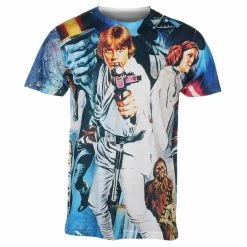 Men's T-shirt Star Wars - Allover Retro - HYBRIS