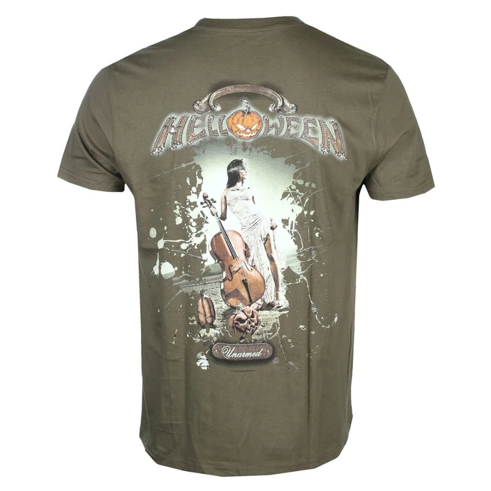 Men's T-shirt HELLOWEEN - Unarmed - Khaki - NUCLEAR BLAST - Image 2