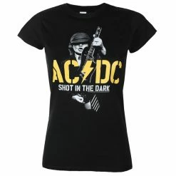 Women's T-shirt AC / DC - PWR SHOT IN THE DARK - PLASTIC HEAD