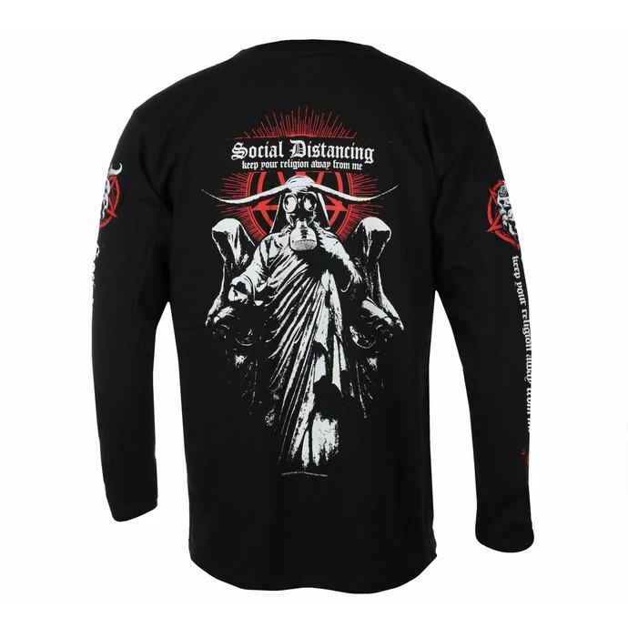 Men's T-shirt Long Sleeve DARK FUNERAL - SOCIAL DISTANCING - RAZAMATAZ - Image 2
