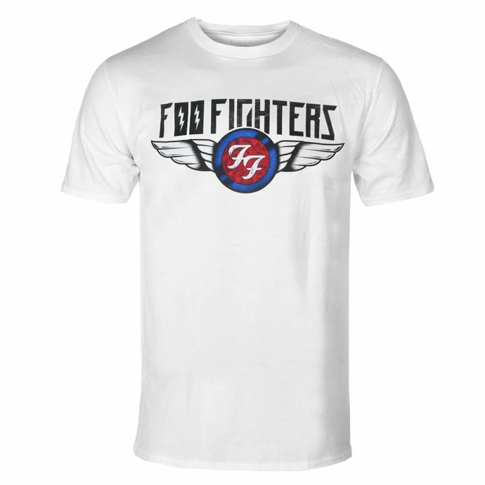 Men's T-shirt Foo Fighters - Flash Wings - WHT - ROCK OFF