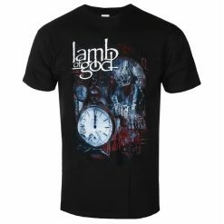 Men's T-shirt Lamb Of God - Circuitry Skull Recolor - Black - ROCK OFF