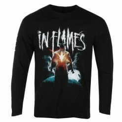 Men's T-shirt Long Sleeve In Flames - Take This Life - Black - ROCK OFF