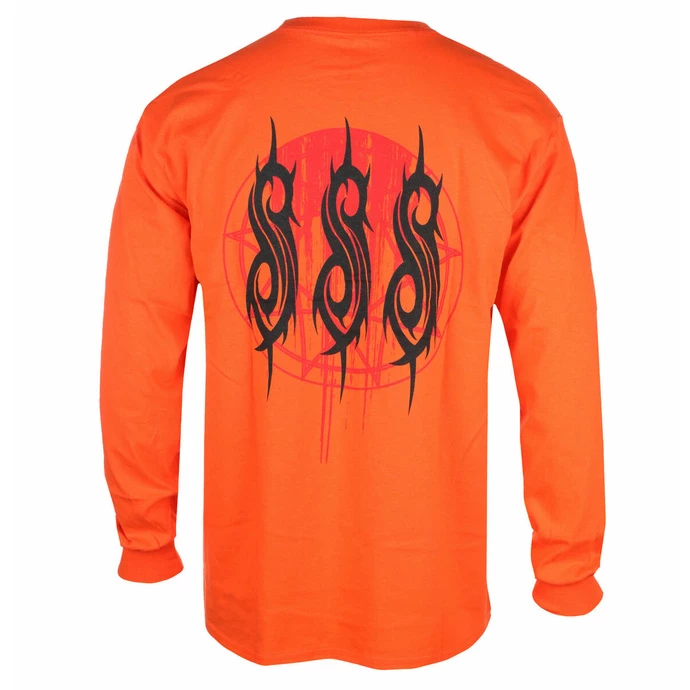 Men's T-shirt Long Sleeve Slipknot - Winged Devil - ORANGE - ROCK OFF - Image 2