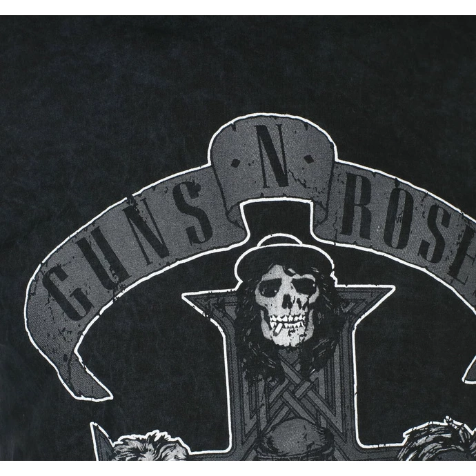 Men's T-shirt Guns N' Roses - Monochrome Cross - BL Dip-Dye - ROCK OFF - Image 2