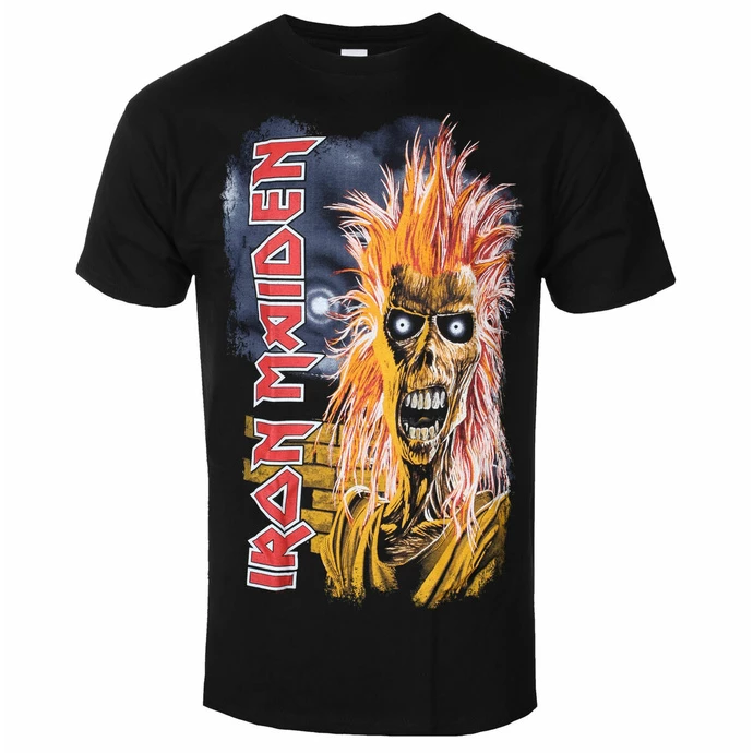 Men's T-shirt Iron Maiden - First Album Tracklist V3 BL - ROCK OFF