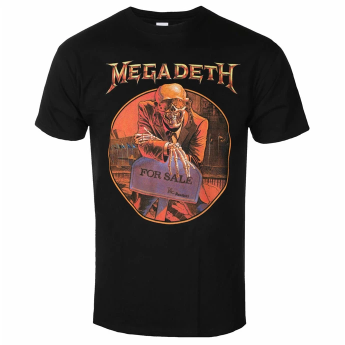 Men's T-shirt Megadeth - Peace Sells… Tracklist BL - ROCK OFF