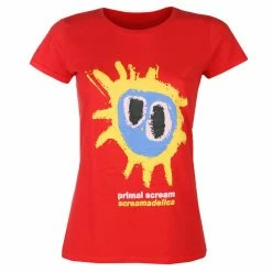 Women's T-shirt Primal Scream - Screamadelica RED - ROCK OFF