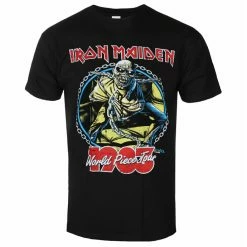 Men's T-shirt Iron Maiden - World Piece To Ur '83 V2 BL - ROCK OFF