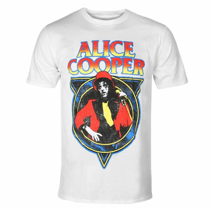 Men's T-shirt Alice Cooper - Snakeskin WHT - ROCK OFF
