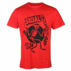 Men's T-shirt Social Distortion - Speakeasy Checkerboard RED - ROCK OFF