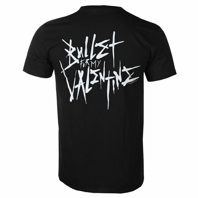 Men's T-shirt Bullet For My Valentine - Album Cropped & Large Logo Back BL - ROCK OFF - Image 2