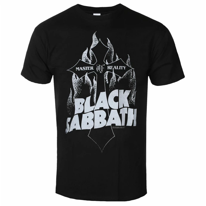 Men's T-shirt Black Sabbath - Master Of Reality Cross - Black