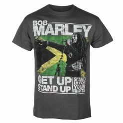 Men's T-shirt Bob Marley - Get Up - Grau