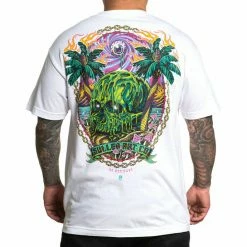 Men's T-shirt SULLEN - NO BAD DAZE - WHITE