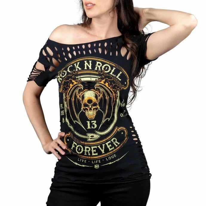 Women's T-shirt WORNSTAR - Rock N Roll Forever - Image 4