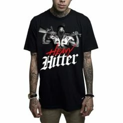 Men's T-shirt MAFIOSO - HEAVY HITTER - BLK