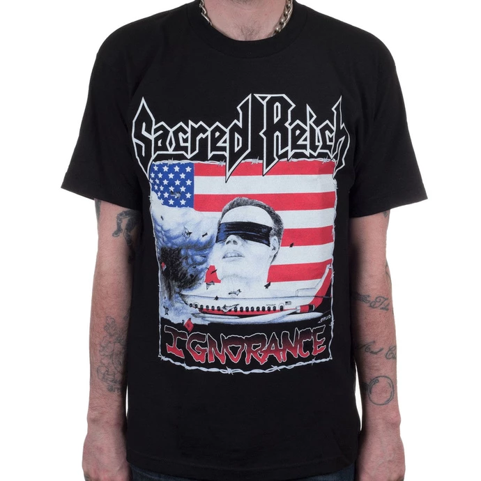 Men's T-shirt Sacred Reich - 30 Years Of Ignorance - Black - INDIEMERCH
