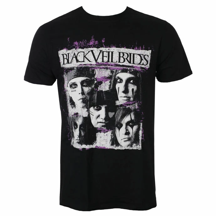 T-shirt Metal Men's Black Veil Brides - Grunge Faces - ROCK OFF