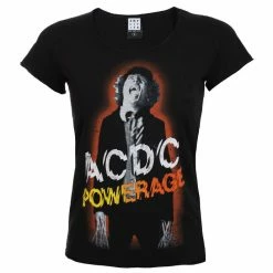 T-shirt Metal Women's AC-DC - POWERAGE - AMPLIFIED