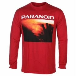 Men's Long-sleeved T-shirt Bring Me The Horizon - Paranoid - RED - ROCK OFF