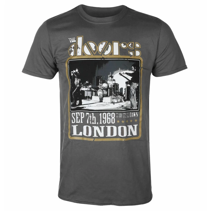 Men's T-shirt Doors - Roundhouse London - CHARCOAL - ROCK OFF