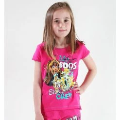 T-shirt For Girls TV MANIA - Monster High - Pink