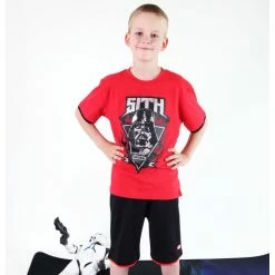Boy's Set ( T-shirt, Shorts) TV MANIA - Star Wars Clone - Red