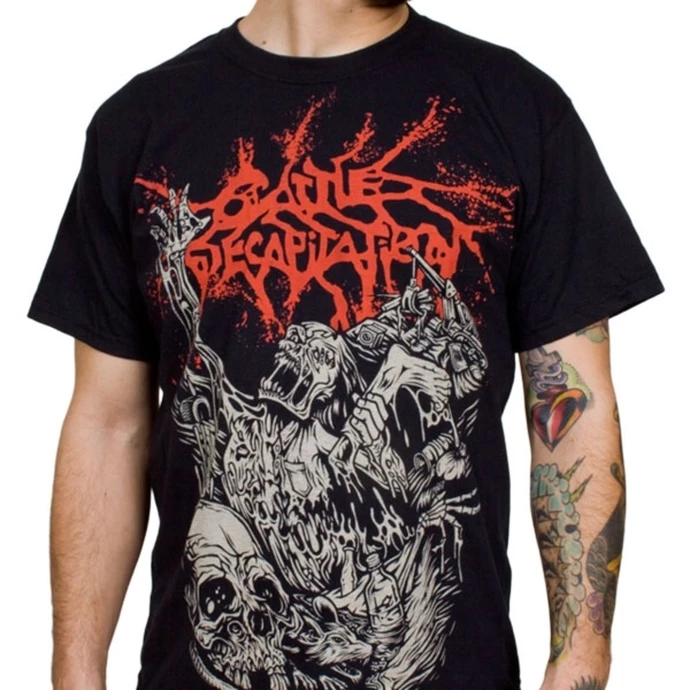T-shirt Metal Men's Cattle Decapitation - Alone At The Landfill - INDIEMERCH