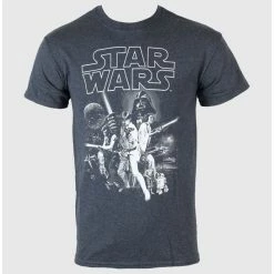 Men's T-shirt Star Wars - A New Hope One Sheet - LIVE NATION - Dark Heather